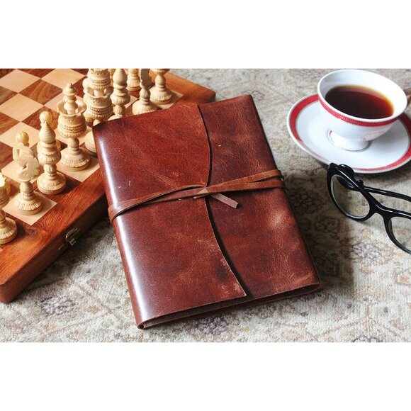 Birthday Gift Ideas Leather Journal Diary Writing Notebook Personal Travel Diary - Picture 2 of 7